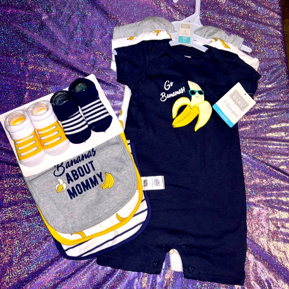 Hudson Baby Banana Set